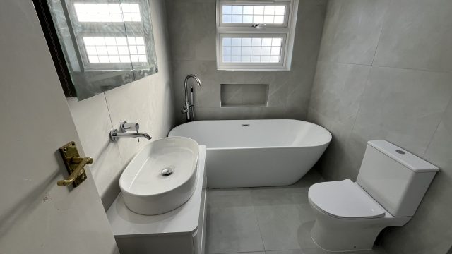 bathroom fully renovated